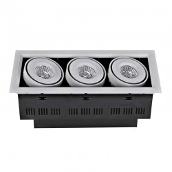 SPOT ENCASTRE CARRE COB SAN'AN 3X25W