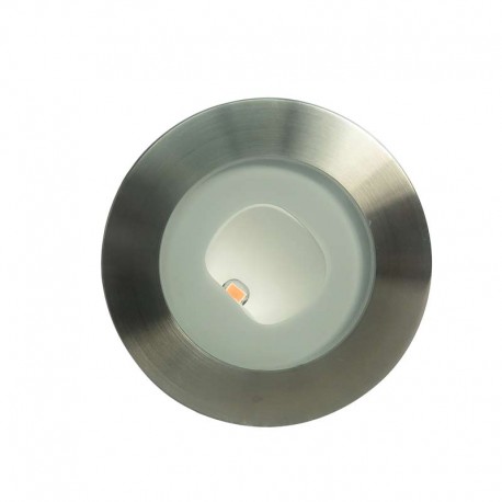 SPOT ENCASTRE ROND S316 9W LED ASYMETRIQUE 24V IP67