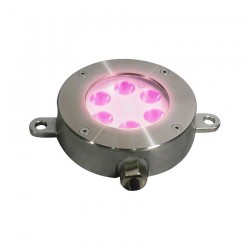 SPOT ENCASTRE INOX 6*3W POWER LED 24VDC