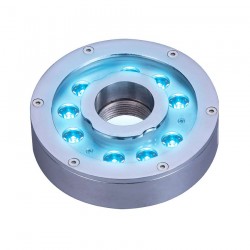 SPOT ENCASTRE INOX 9*3W POWER LED 24VDC