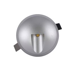 SPOT ENCASTRE ALUMINIUM ROND 2x1W LED IP20