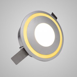 SPOT ENCASTRE ALUMINIUM ROND 1x3W LED IP54