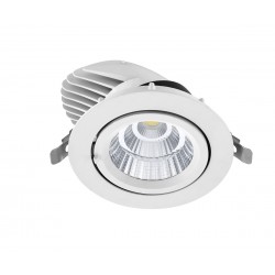 SPOT ENCASTRE ROND LED COB SORTANT 40W
