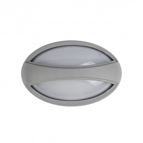 APPLIQUE EXT LED ROND IP54 6W GRIS  DL