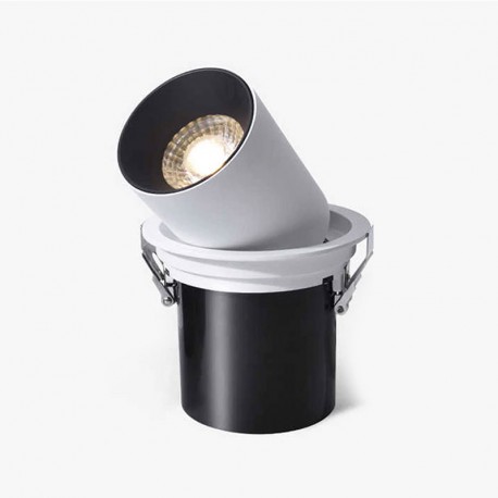 SPOT ALLUMINIUM ENCASTREE ROND BLANC LED EPISTAR 15W DL