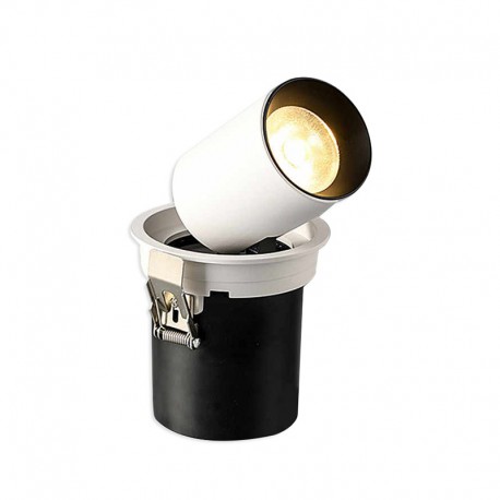 SPOT ALL ENC ROND NOIR LED EPISTAR 25W W W