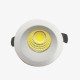 SPOT ALLUMINIUM ENCASTREE ROND BLANC COB BRIDGLUX 3W DL