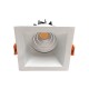 SPOT ALLUMINIUM ENCASTREE CARRE BLANC COB BRIDGLUX 7W DL