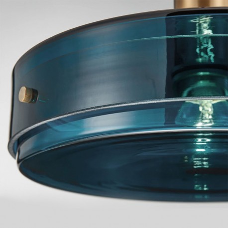 Lampes suspendues modernes couvercle en verre