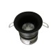 MINI SPOT LED ROND COB BLACK/COPPER 5W WW