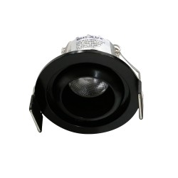 MINI SPOT LED ROND COB WHITE  3W CW