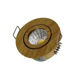 MINI SPOT LED ROND COB WOOD  3W WW