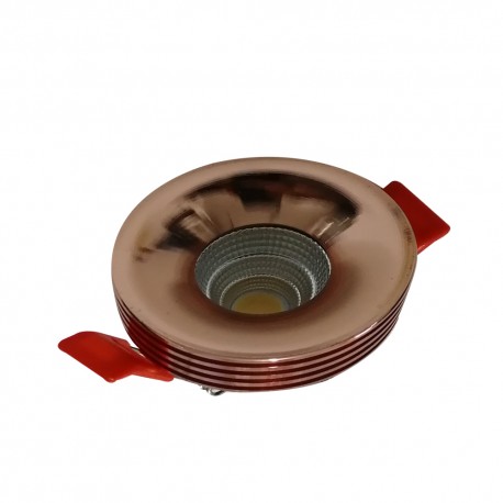 MINI SPOT LED ROND COB ROSE GOLD  5W WW