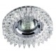 SPOT FIXE CRYSTAL CLAIR ROND SMD 3W+GU10