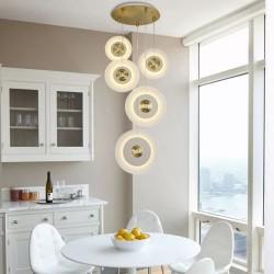 SUSPENSION LED CIRCULAIRE MODERNE 12W  D35 x  9