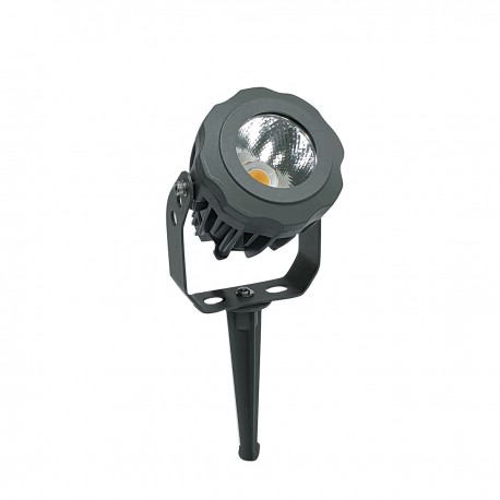 SPOT A BASE GRIS FONCÉ 20W LED  WW